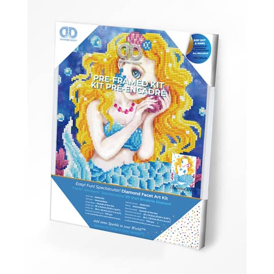 Diamond Dotz® Intermediate Sound of the Sea with Frame Diamond Painting Kit